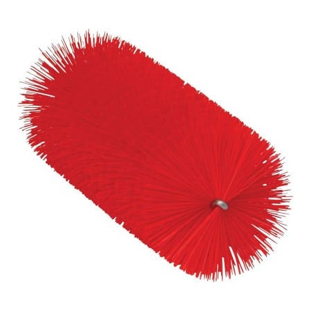 Remco Vikan 2.4in Tube Brush for Flex Rod- Medium, Red 53564